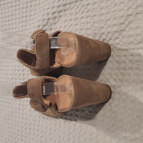 Madewell The Irene Suede Open Toe Mule Sandal Size 8 (#21) - Picture 2 of 6